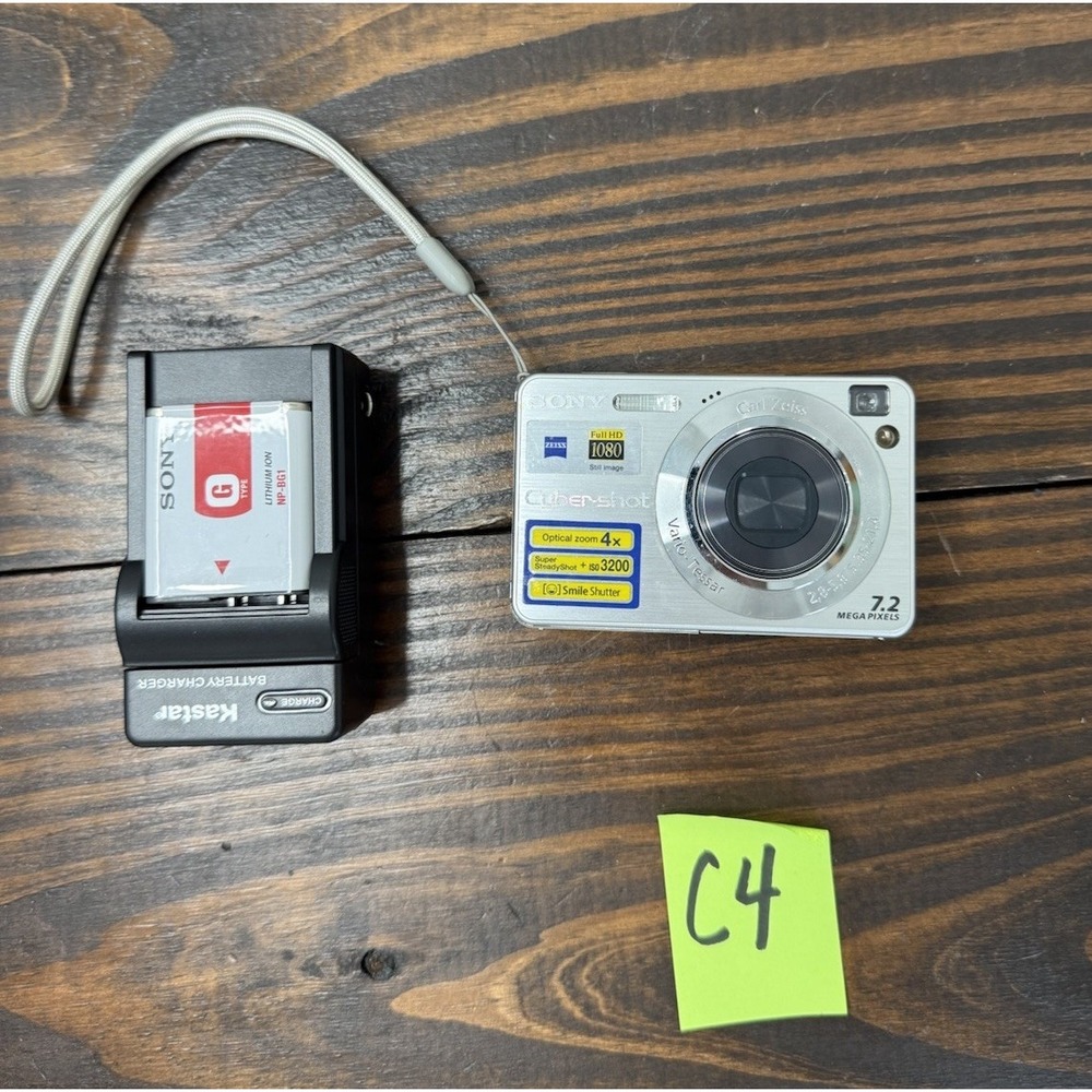 Sony Cyber-Shot DSC-W80 7.2 Mega Pixels 3x Optical Zoom Compact Digital Camera